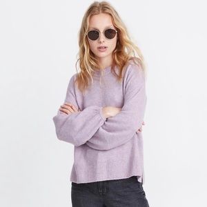 Payton Pullover Sweater in Lilac Heather